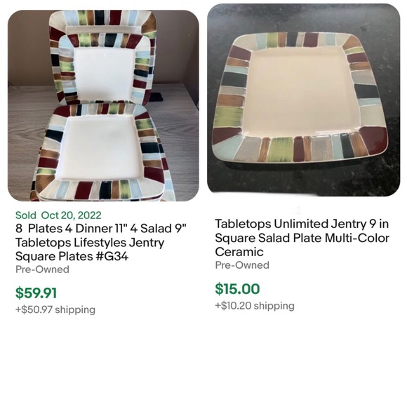 11 1/4” Plate/Platter Tabletops Lifestyles Jentry Hand Painted & Hand Crafted - Picture 8 of 8